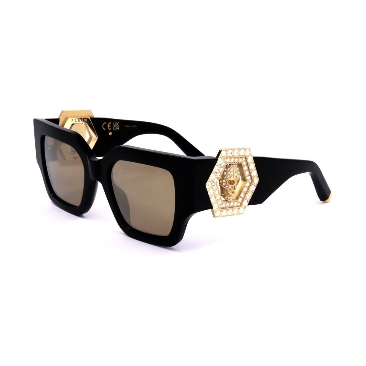 Ladies' Sunglasses PHILIPP PLEIN SPP103S SHINY GREY GOLD