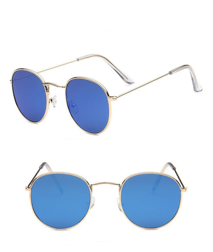 Sunglasses Trendy All-match Color Film Sunglasses Fashion Casual Round Frame Prince Sunglasses