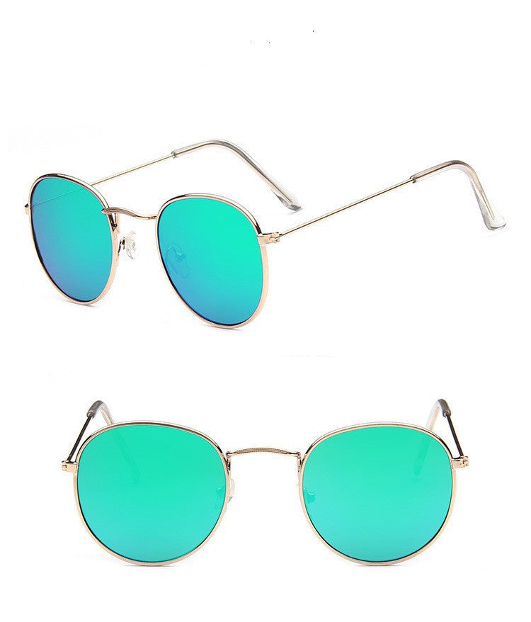 Sunglasses Trendy All-match Color Film Sunglasses Fashion Casual Round Frame Prince Sunglasses
