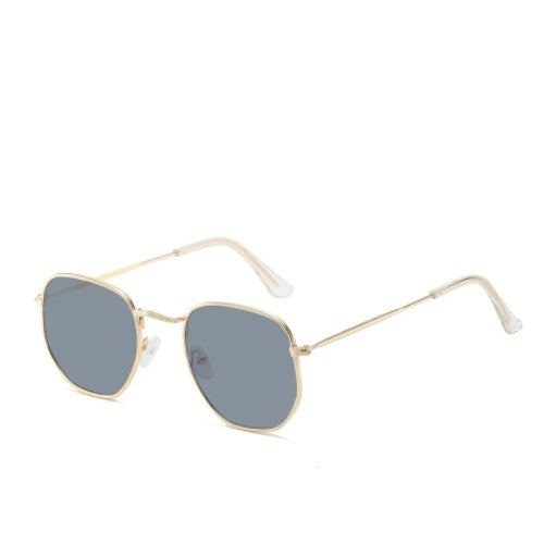 Sunglasses Trendy All-match Color Film Sunglasses Fashion Casual Round Frame Prince Sunglasses